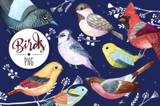 Birds Watercolor Elements: Illustrations Review