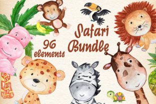 Safari Animals Watercolor Bundle Review