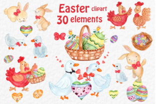 Watercolor Easter Clipart & Illustrations Review