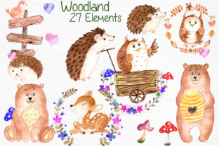 Watercolor Forest Animals Clipart Review